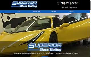 Superior Glass Tinting Inc website