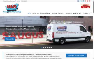 Vasi Refrigeration HVAC of Saugus website