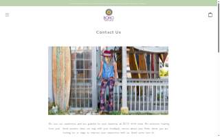 BOHO thrift shop website