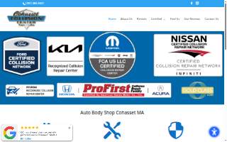 Cohasset Collision Center website