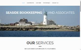 Seaside Bookkeeping and Associates website
