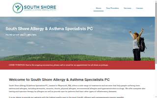 South Shore Allergy & Asthma Specialists website