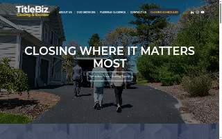 TitleBiz Closing & Escrow of Scituate website