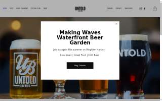 Untold Brewing - Scituate website