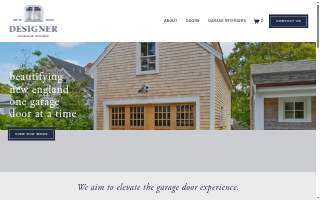 Designer Garage Doors website