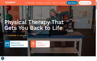 Highbar Physical Therapy - Seekonk website