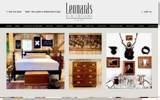 Leonards Antiques of New England website