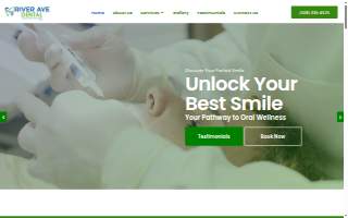 River Ave Dental website