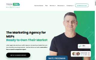 Tech Pro Marketing website