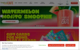 Tropical Smoothie Cafe of Hutchinson website