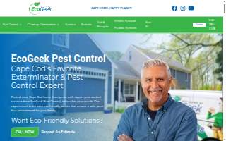 EcoGeek Pest Control Cape Cod website