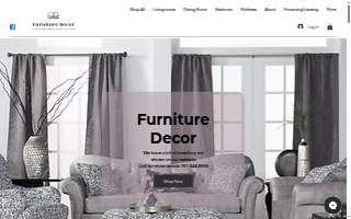 Furniture Decor Showroom website
