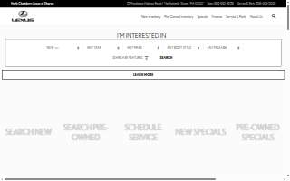 Herb Chambers Lexus of Sharon Service Center website