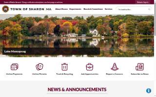 Sharon Landscape LLC website