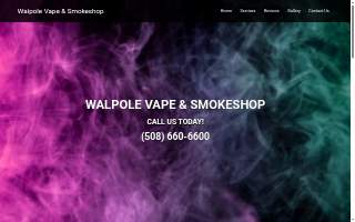 Walpole Vape & Smoke Shop of Sharon website