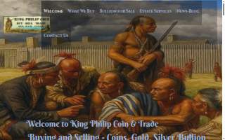 King Philip Coin website