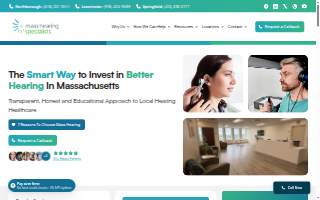 Mass Hearing Specialists of Shrewsbury website