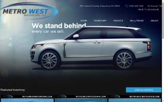 Metro West Motorcars, LLC website