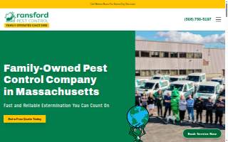 Ransford Pest Control website