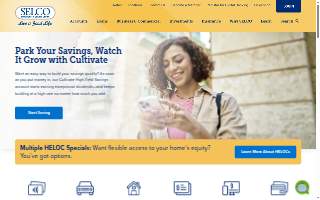SELCO Service Area website