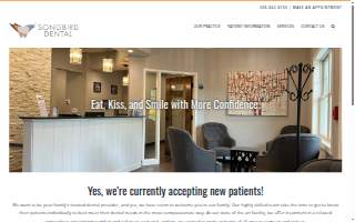 Songbird Dental website