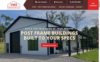VMS Construction, LLC website