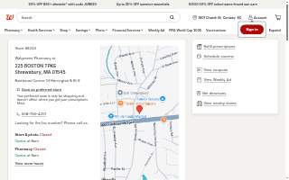 Walgreens of Shrewsbury website
