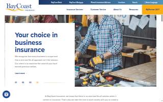 BayCoast Insurance website