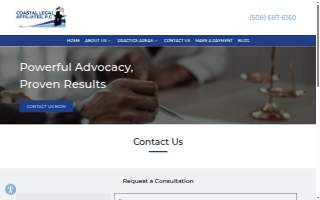 Coastal Legal Affiliates, P.C. website