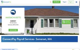 ConnectPay Payroll Services website