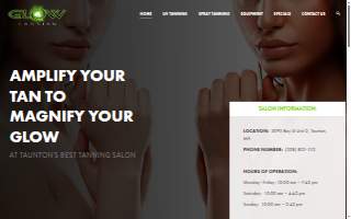Glow Tanning Center website