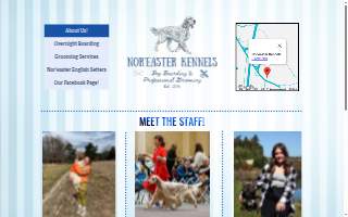 Nor'easter Kennels Dog Boarding & Professional Grooming of Somerset website