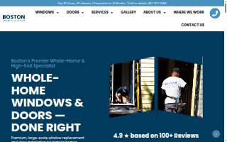 Boston Doors and Windows website