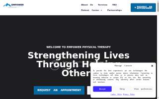 Empower Physical Therapy and Performance website