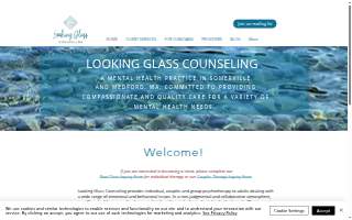 Looking Glass Counseling website