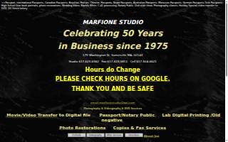 Marfione Studio website