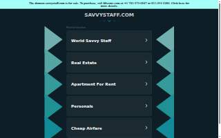 Savvy Staffing Solutions Llc website