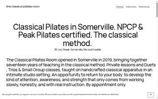 The classical pilates room website