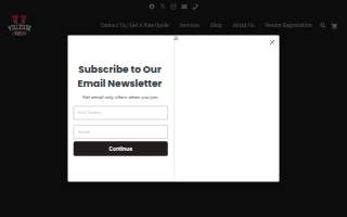 VilleSide Customs website