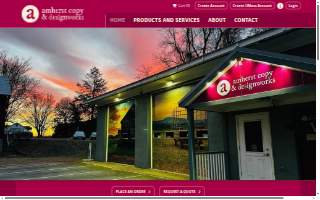 Amherst Copy & Designworks of South Hadley website