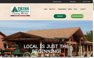 Atkins Farms Bakery website