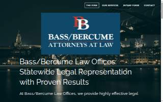 Bass/Bercume Law Offices website