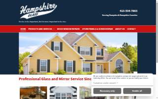 Hampshire Glass website