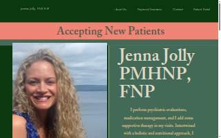 Jenna Jolly PMHNP, FNP of South Hadley website