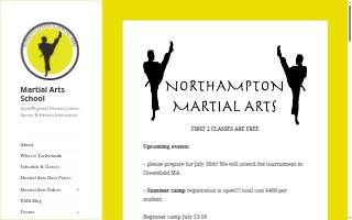 Northampton Martial Arts website