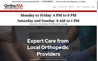 Ortho MA of South Hadley website