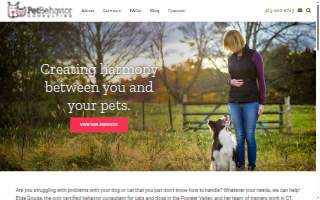 Pet Behavior Consulting of South Hadley website