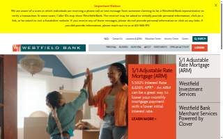 Westfield Bank of South Hadley website