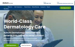 Auburn Dermatology & Laser Center website