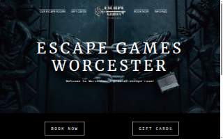 Escape Games Worcester website